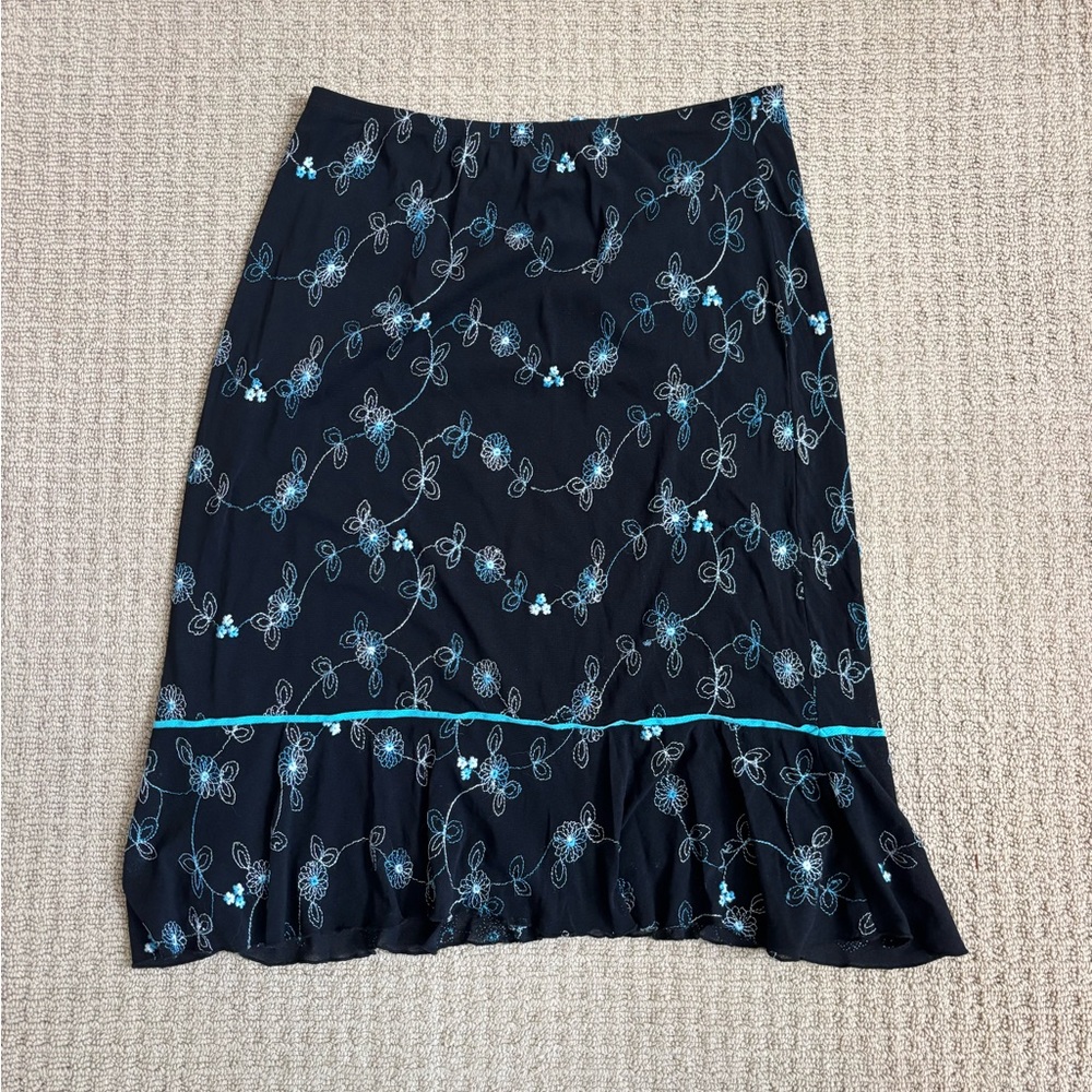 Notations Midi Skirt